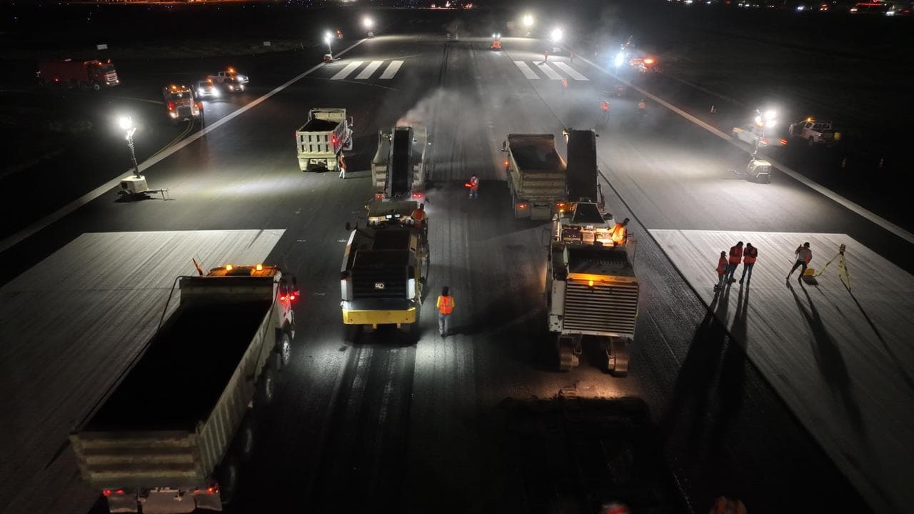 Rehabilitación de la Pista 03 izquierda del Aeropuerto Internacional de Tocumen alcanza 75 % de avance - 2