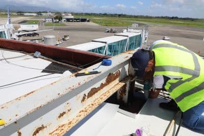 Avanzan trabajos de impermeabilización en los satélites A y B de la Terminal 1 del Aeropuerto Internacional de Tocumen