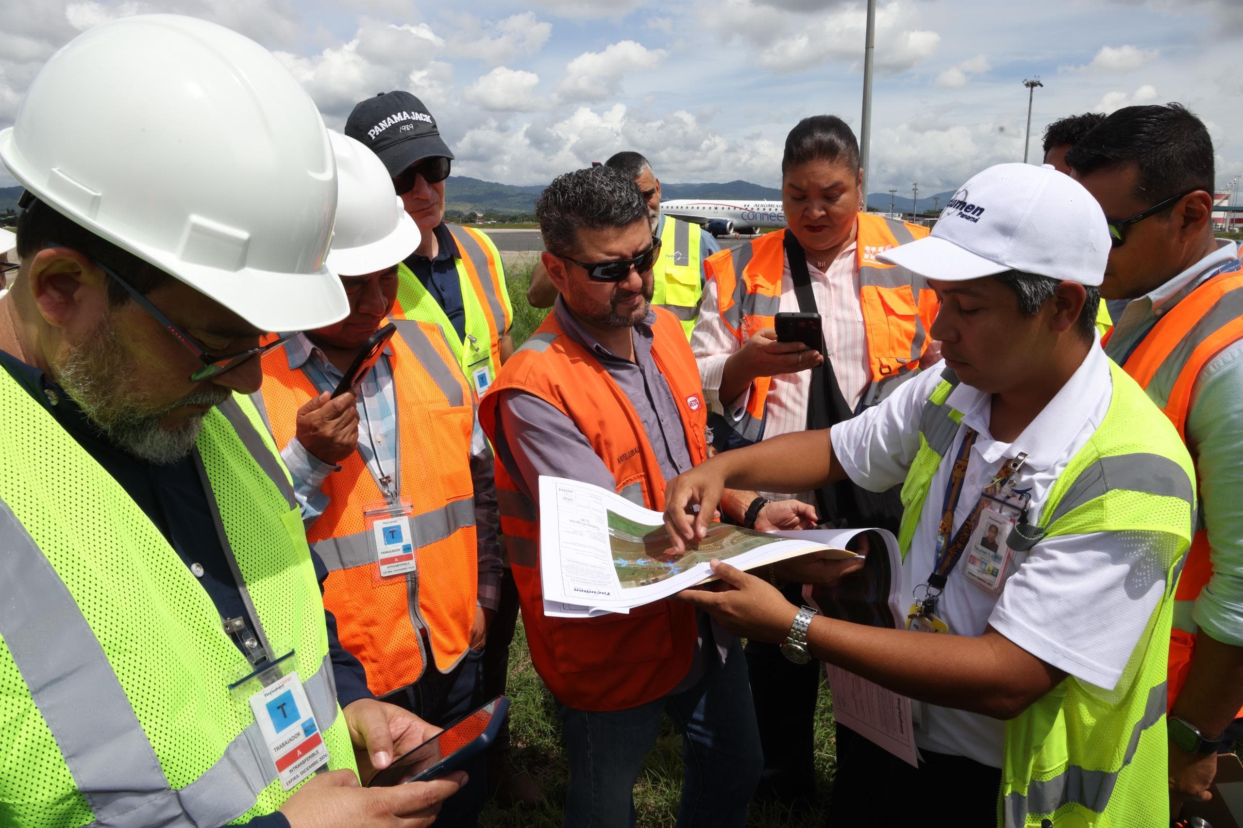 Siete empresas interesadas participan en visita técnica para licitación de ampliación y mejoras al campo de vuelo de Tocumen