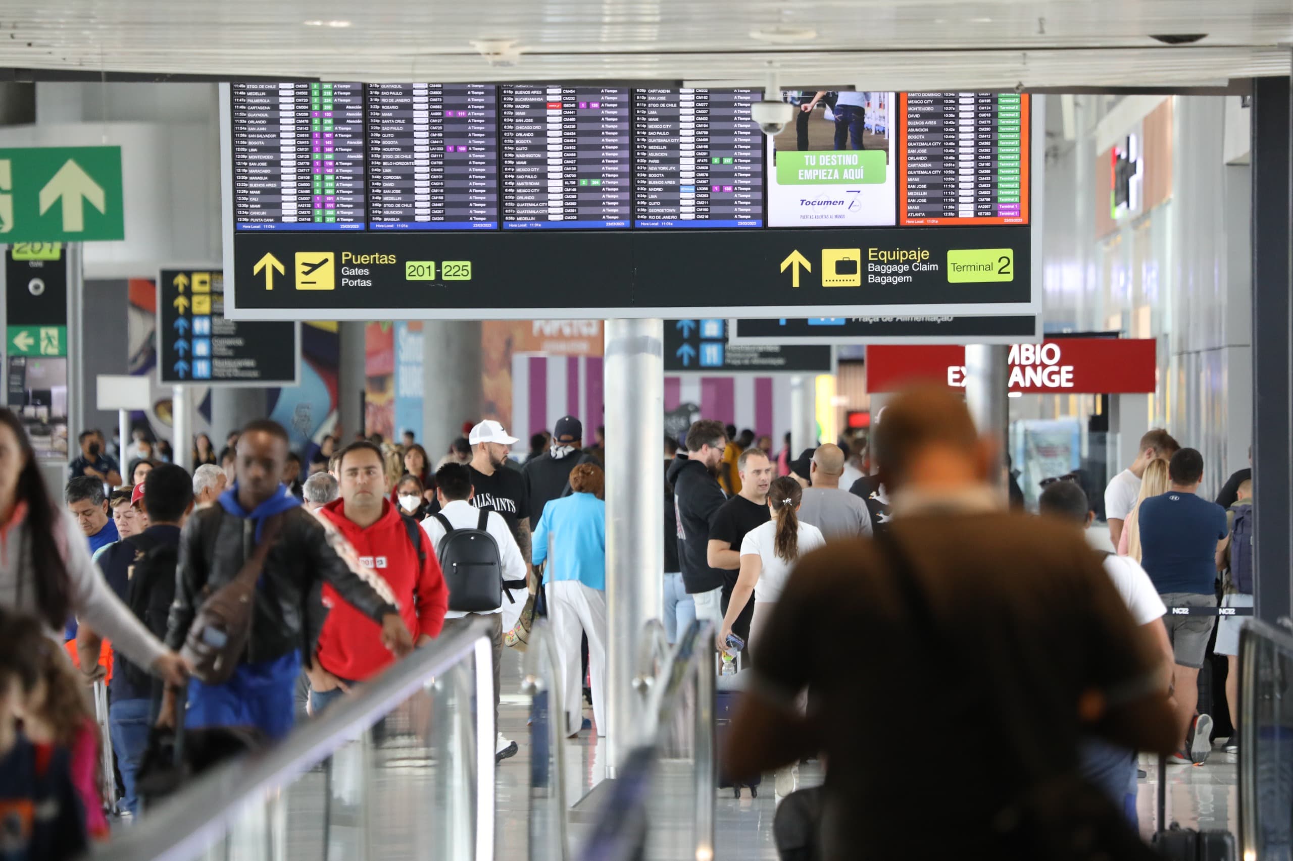 Tocumen supera los 15.8 millones de pasajeros en agosto y mantiene crecimiento de 15% - 2