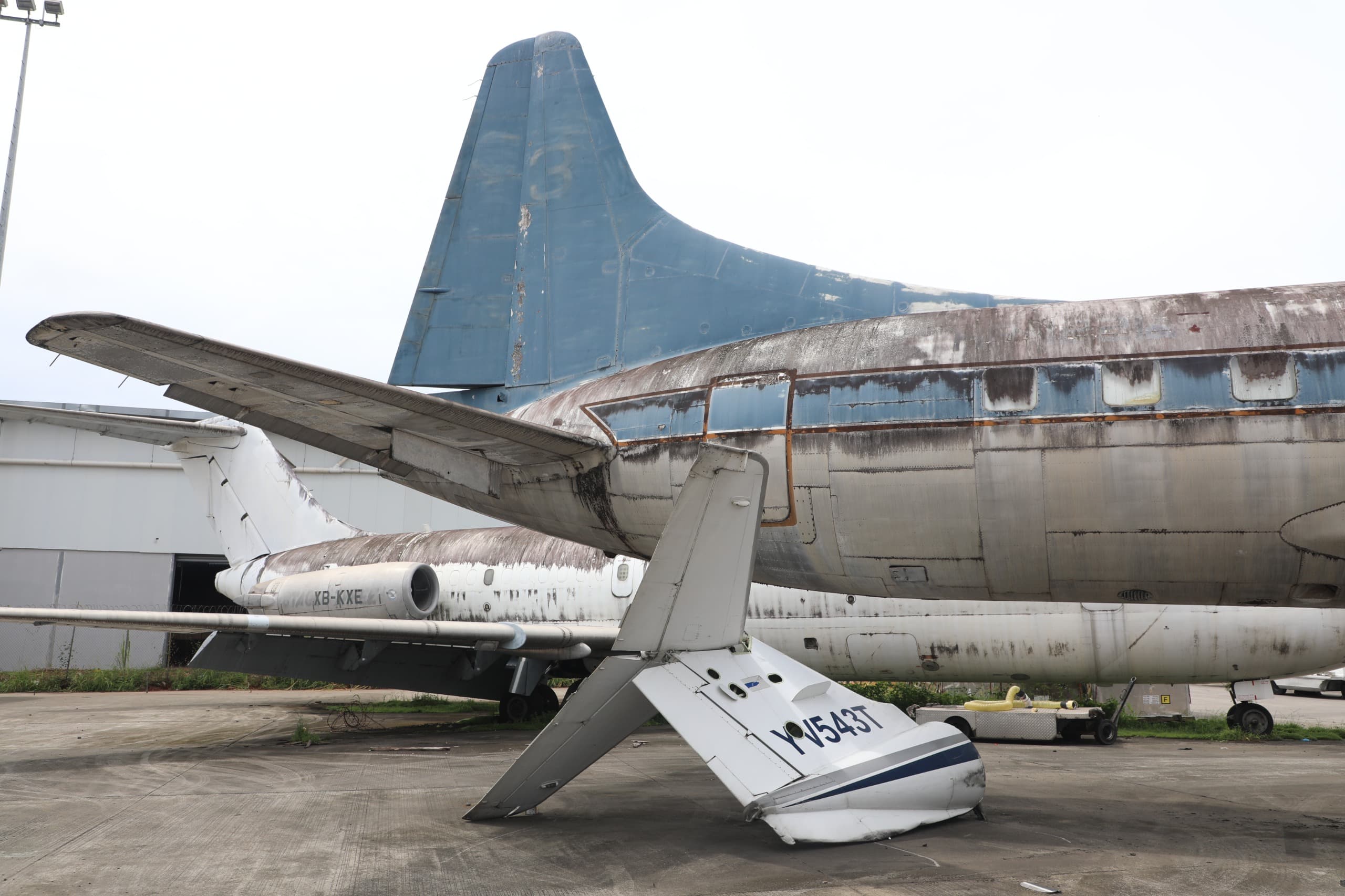 Tocumen subasta chatarra de 11 aeronaves abandonadas para recuperar espacios aeroportuarios - 1