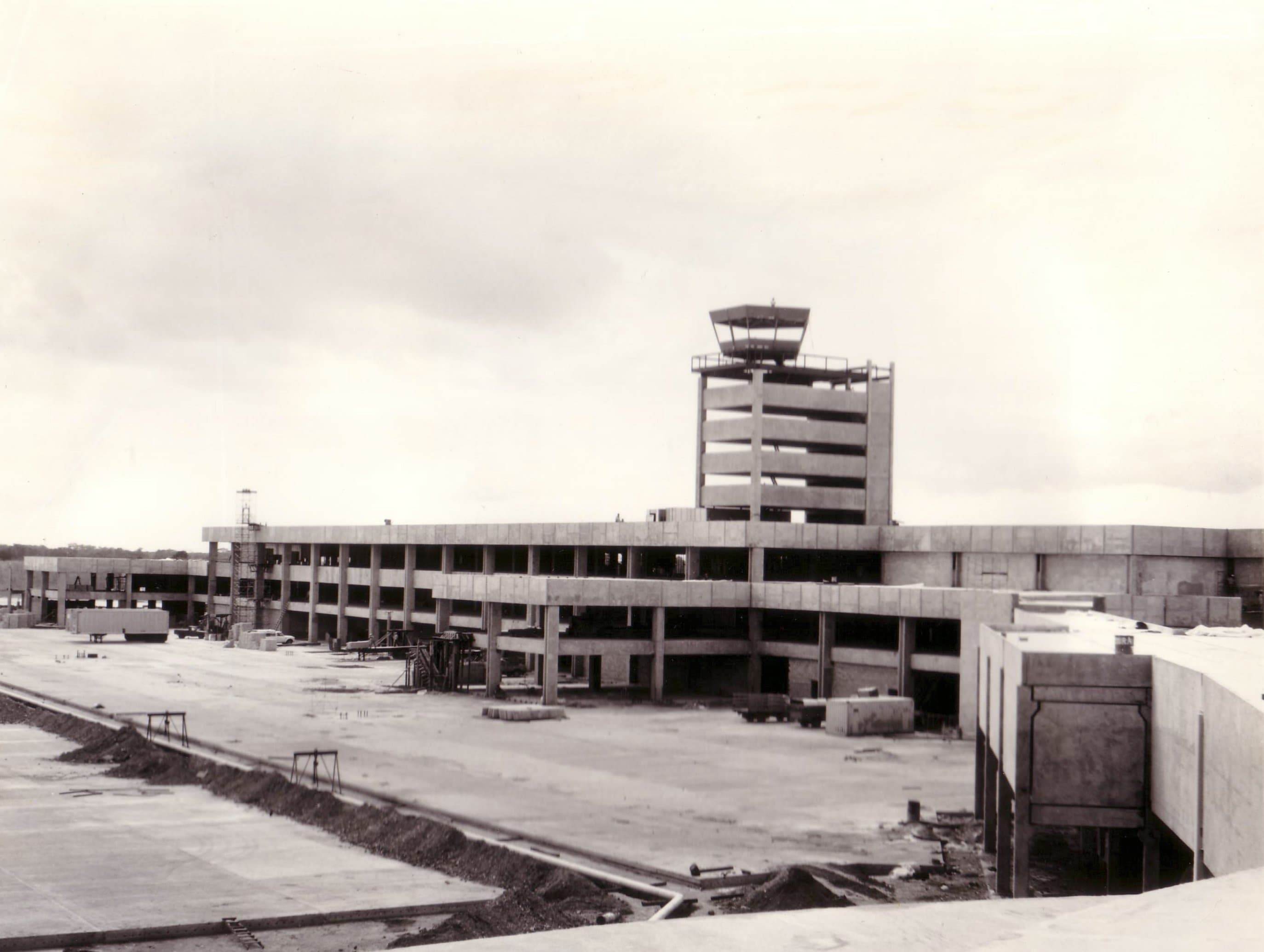Construction of the new terminal